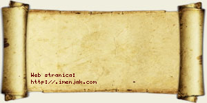 Jasmina Jerković vizit kartica